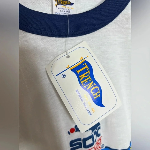 Single Stitch Vintage 1980s Spring Training White Sox Graphic Baseball T Shirt - Picture 8 of 12